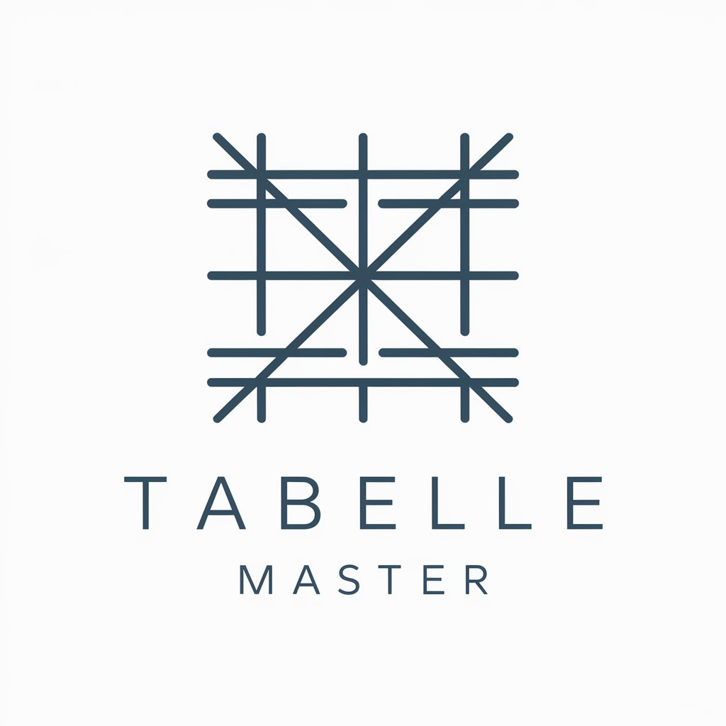 Tabelle Master in GPT Store
