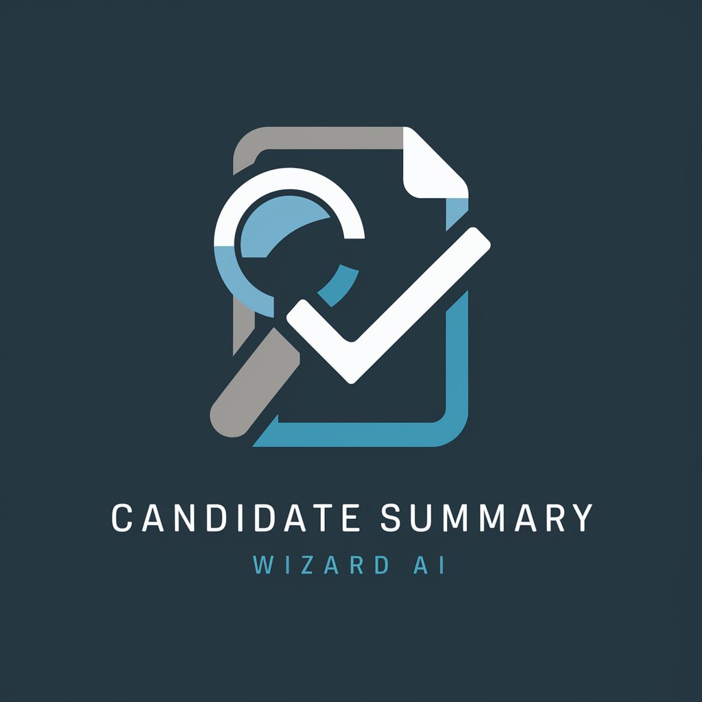 Candidate Summary Wizard in GPT Store