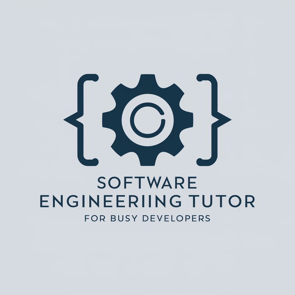 Software Engineering Tutor for Busy Developers in GPT Store