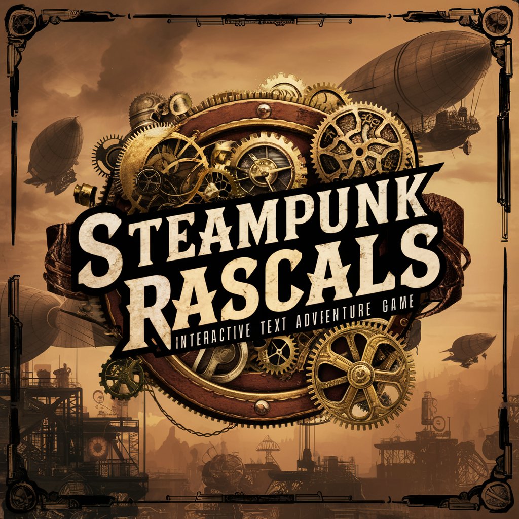 Steampunk Rascals, a text adventure game in GPT Store