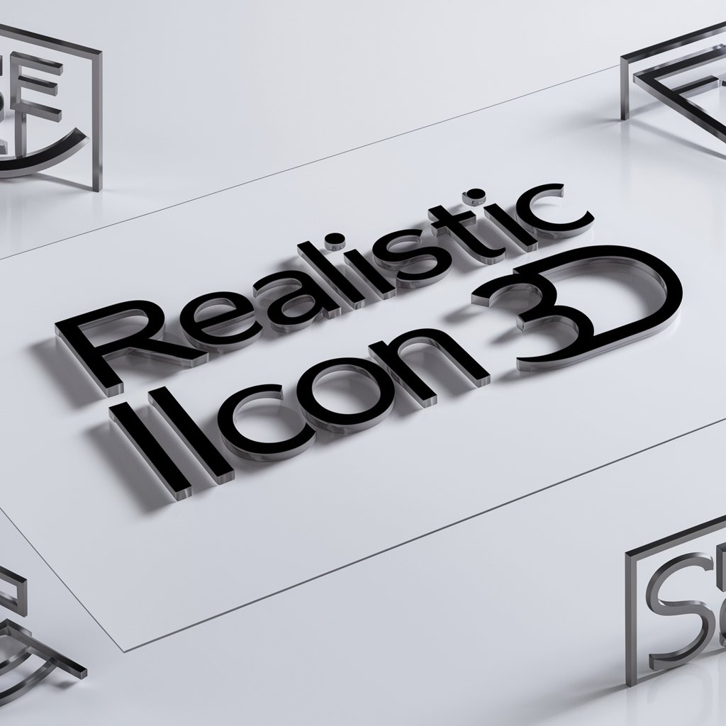 Realistic Icon 3D
