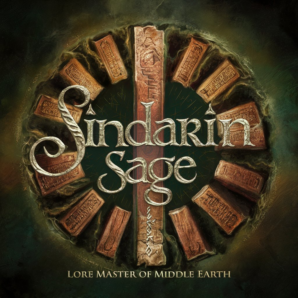 Sindarin Sage - Lore Master of Middle Earth in GPT Store