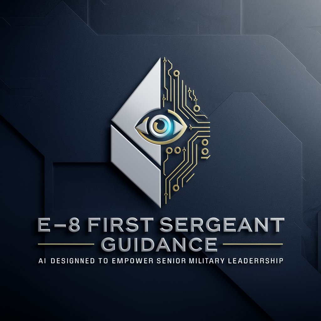 E-8 First Sergeant Guidance in GPT Store