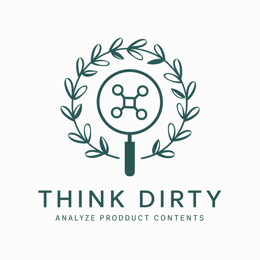 Think Dirty, without the barcode.. in GPT Store