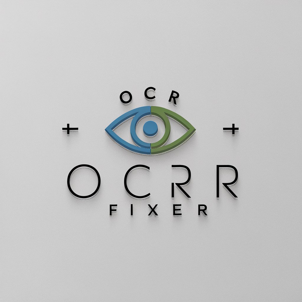 OCR Fixer in GPT Store