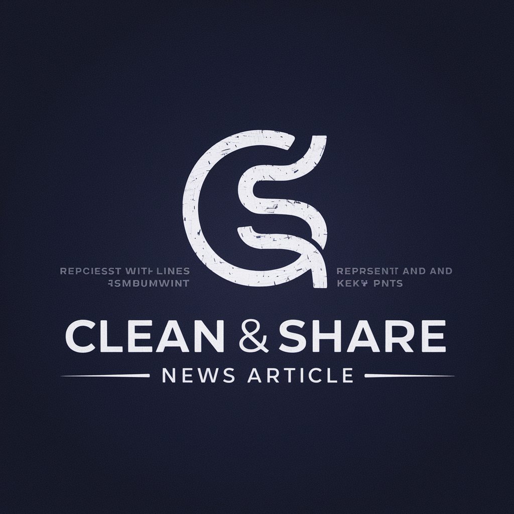 Clean & Share news article in GPT Store
