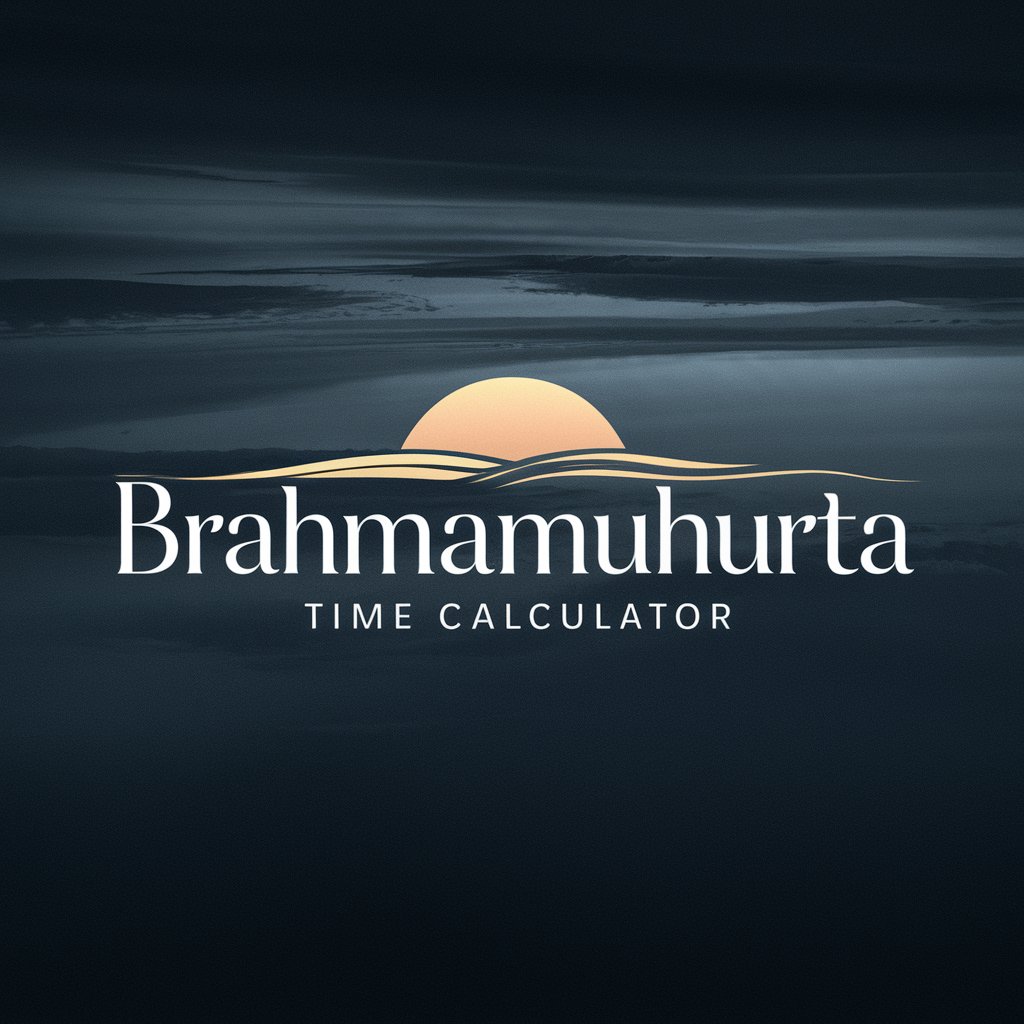 Brahmamuhurta Time Calculator in GPT Store