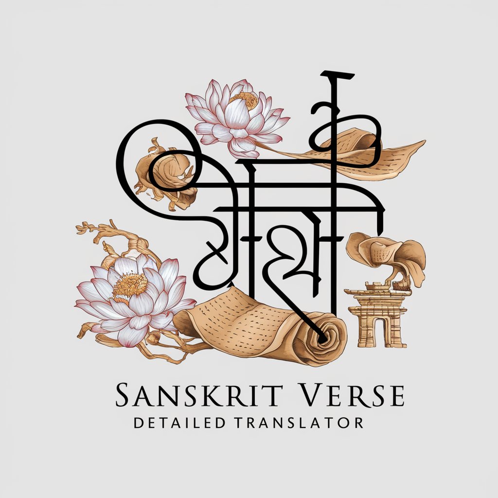 Sanskrit Verse Detailed Translator in GPT Store