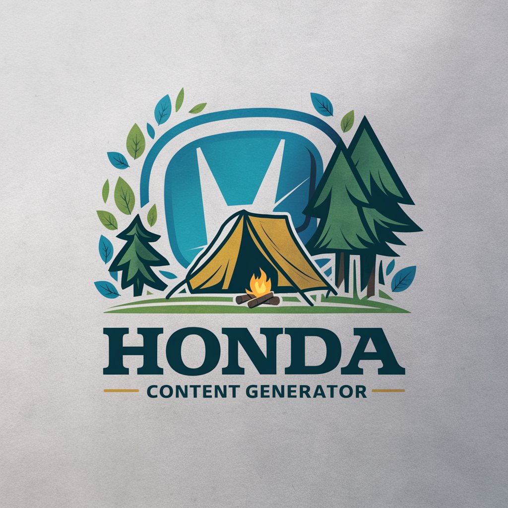 Hondaキャンプの投稿案作成GPT