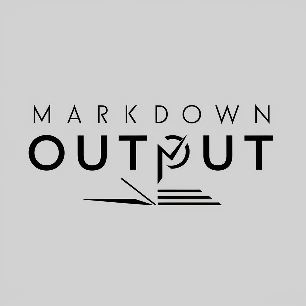 Markdown Output