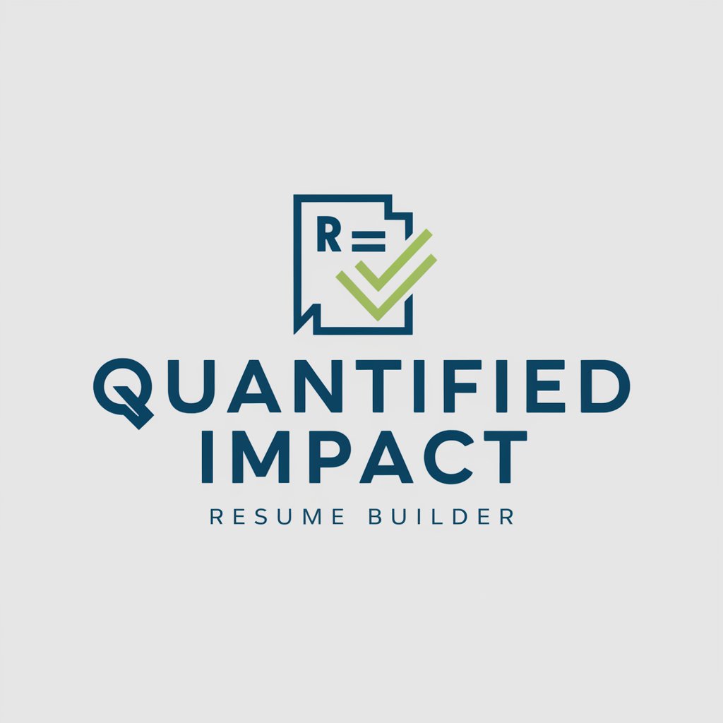 Quantified Impact Resume Builder in GPT Store