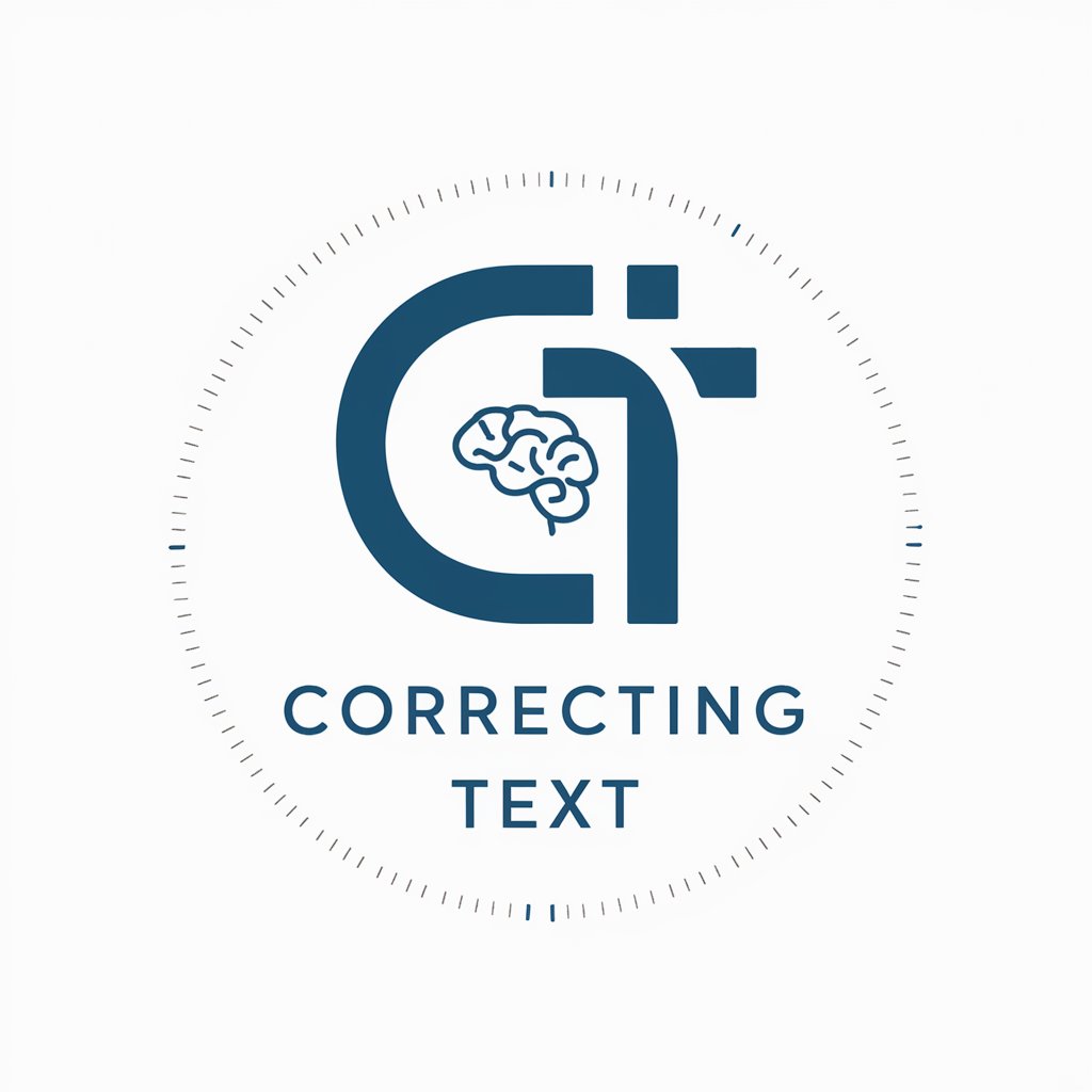 Correcting text