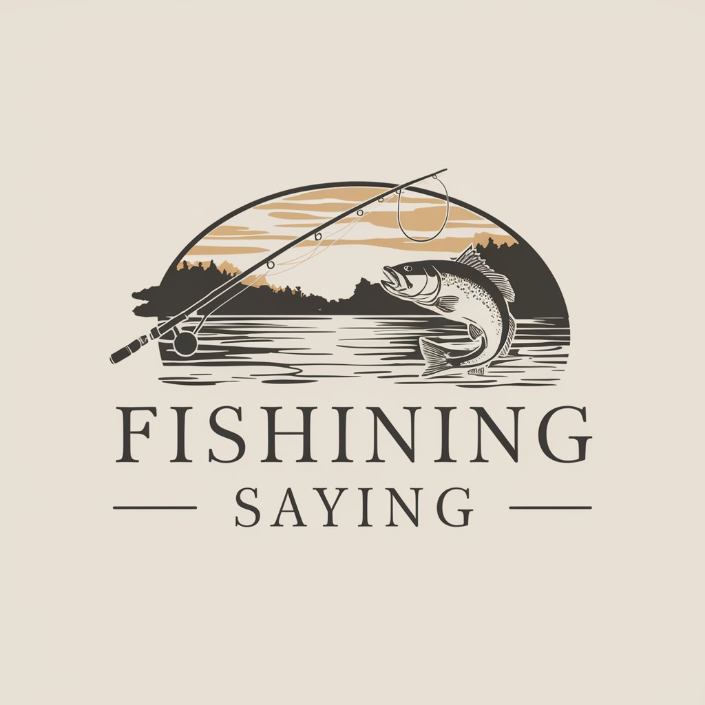 Fishing Saying　（釣りの名言）
