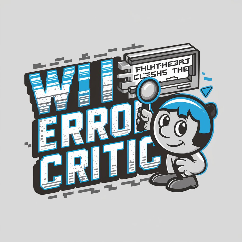 Wii Error Critic in GPT Store