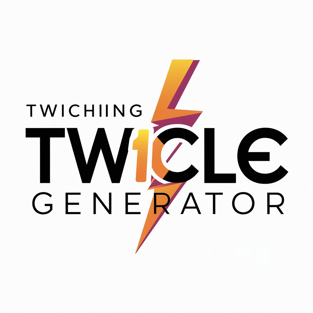 Twitching Title generator