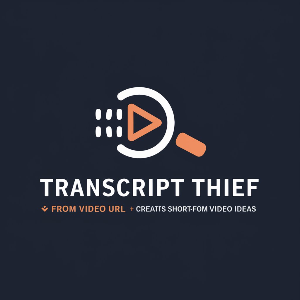 Transcript Thief 👉🏼 From Video Url