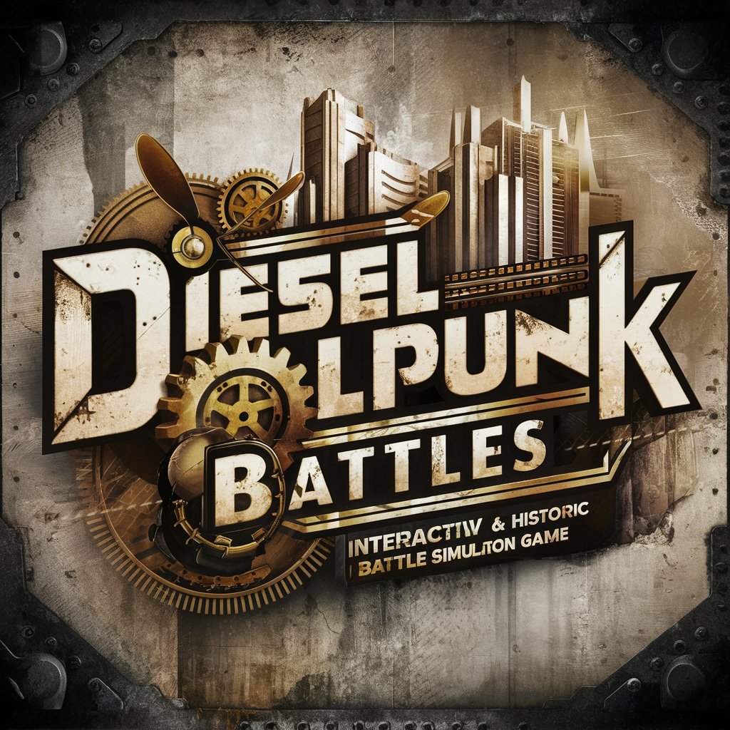 Dieselpunk Battles, a text adventure game in GPT Store