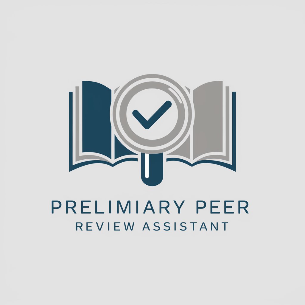 Preliminary Peer Review Assistant in GPT Store