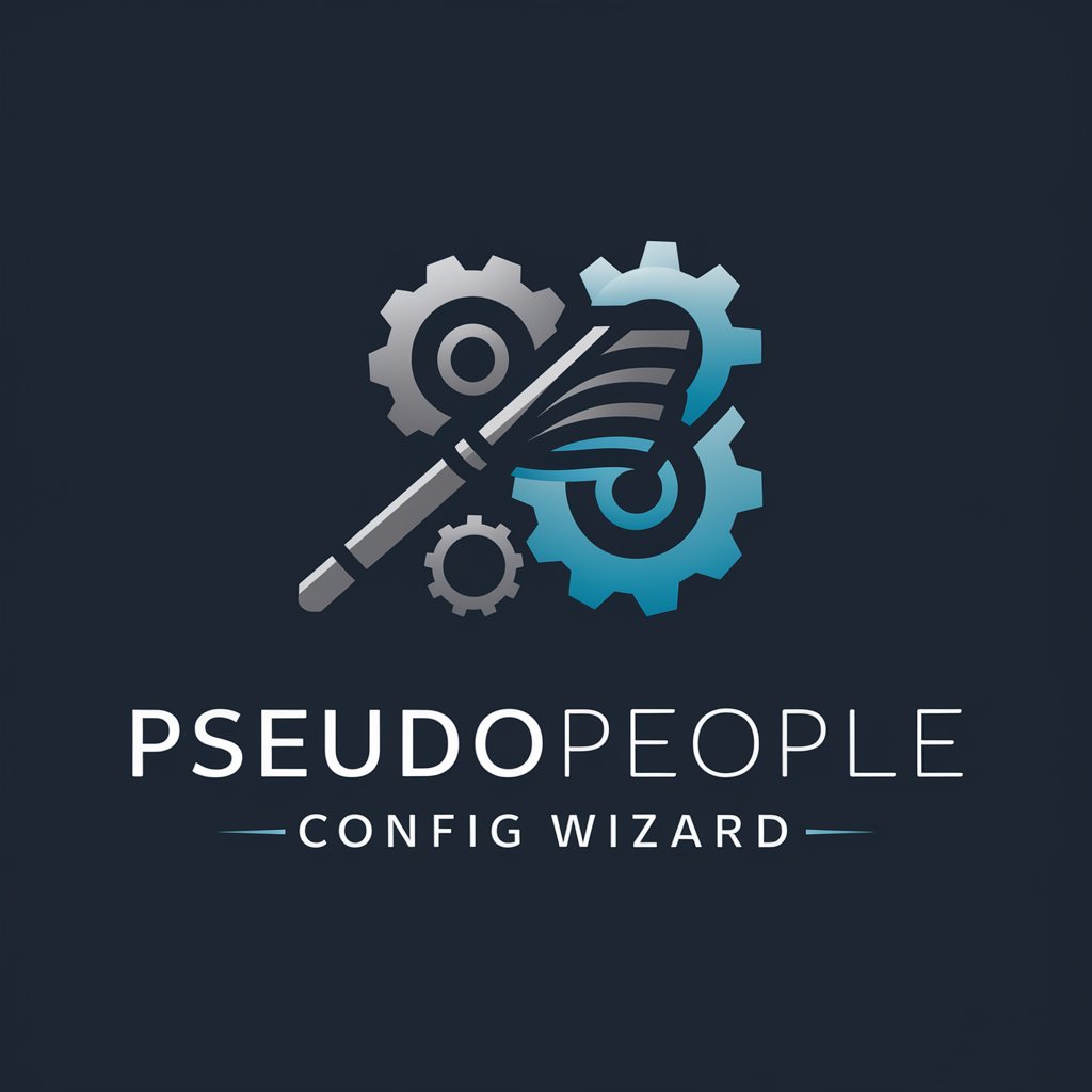 Pseudopeople Config Wizard in GPT Store