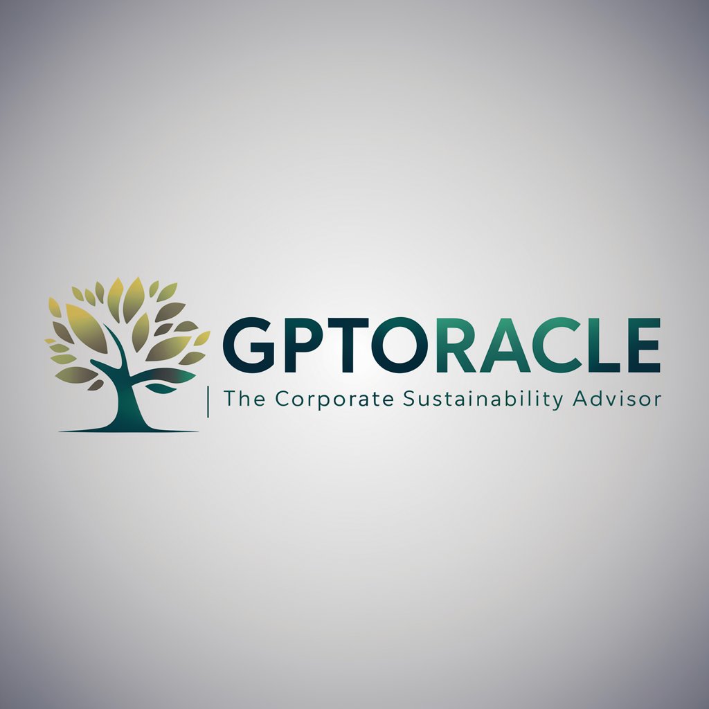 GptOracle | The Corporate Sustainability Advisor in GPT Store