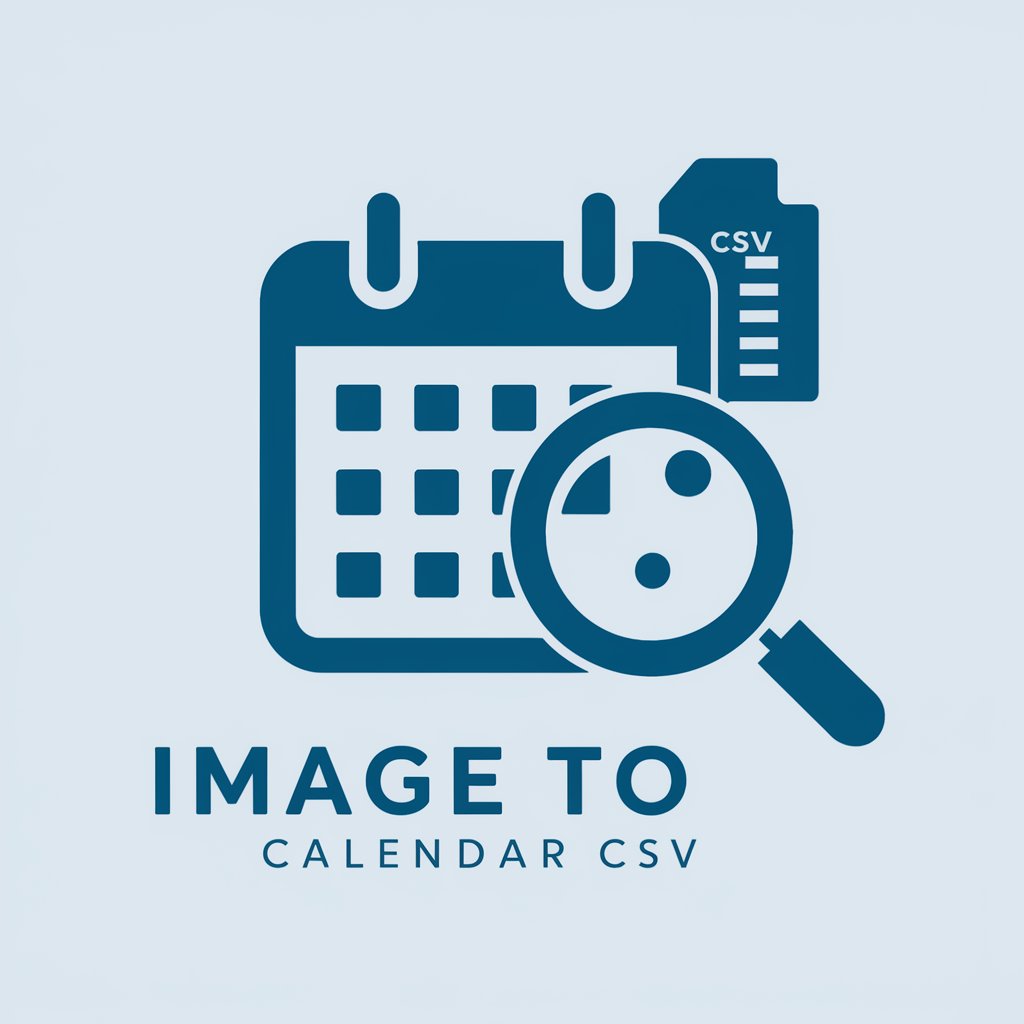Image to Calendar CSV in GPT Store