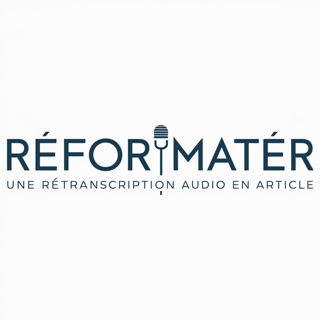 Reformater une retranscription audio en article