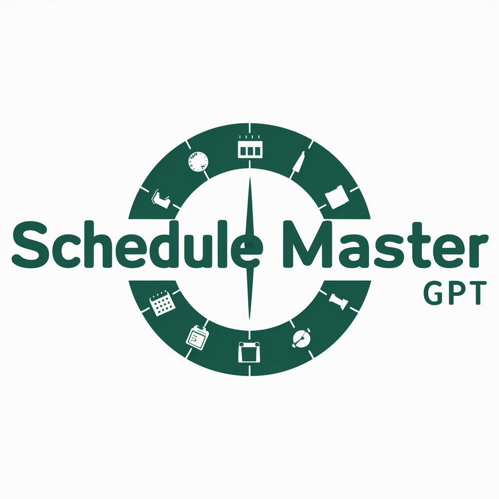 Schedule Master GPT in GPT Store