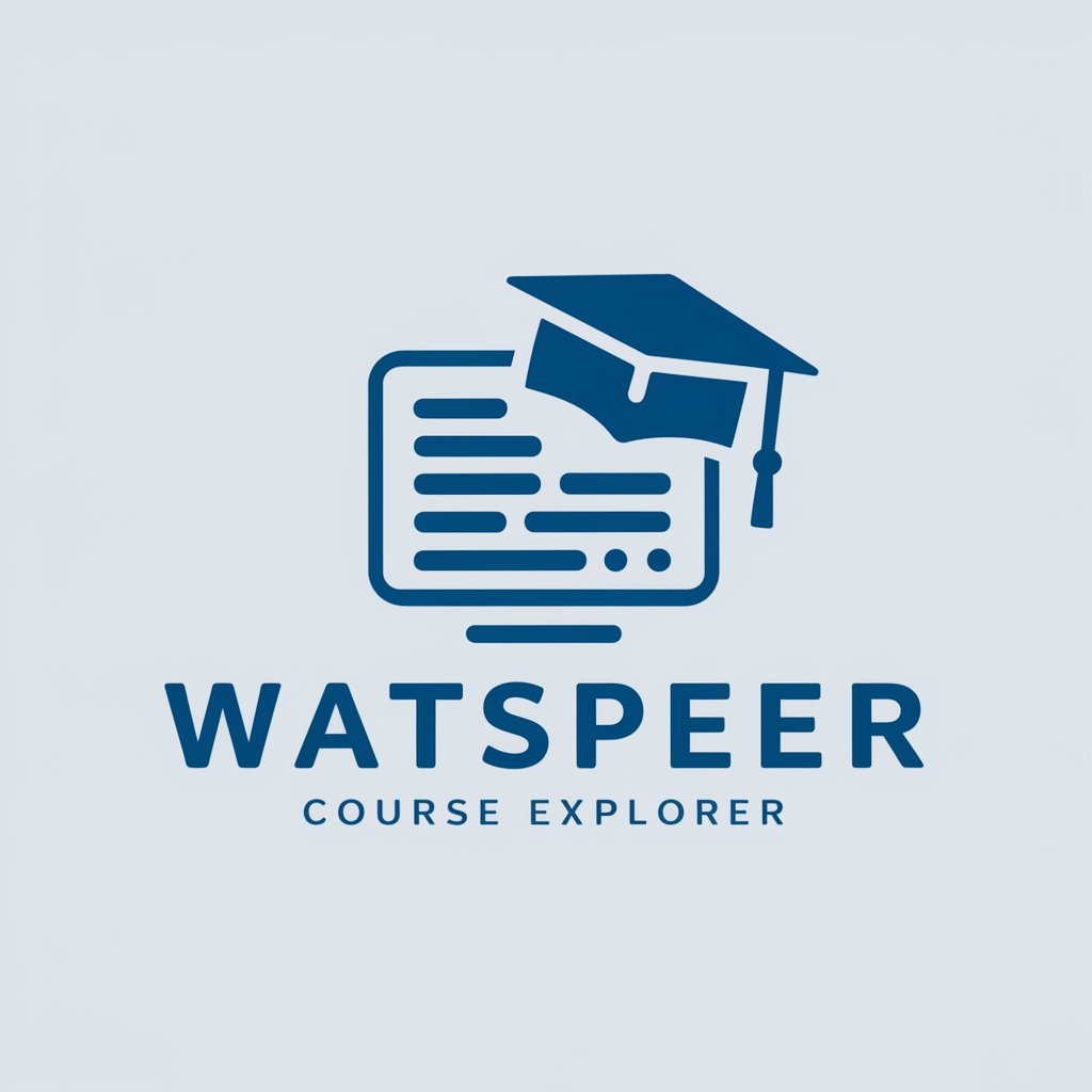 WatSPEED Course Explorer in GPT Store