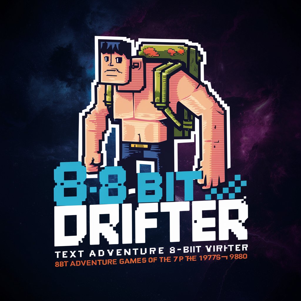 8-Bit Drifter, a text adventure game