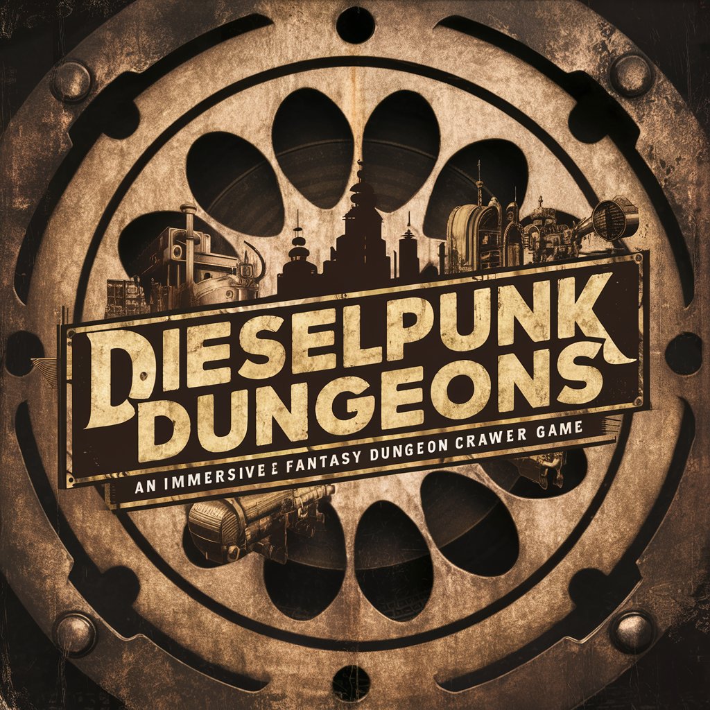 Dieselpunk Dungeons, a text adventure game