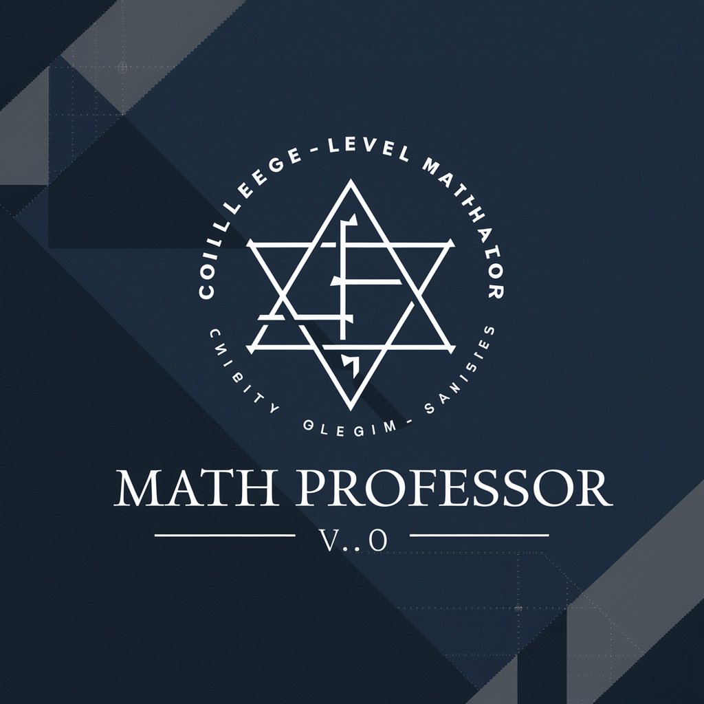 Math Professor V2.0 (by GB) in GPT Store