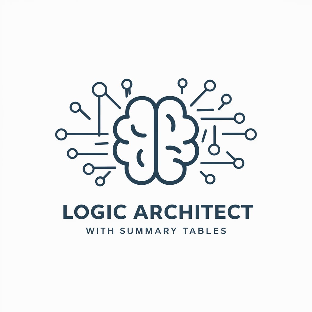 Logic Architect with Summary Tables in GPT Store