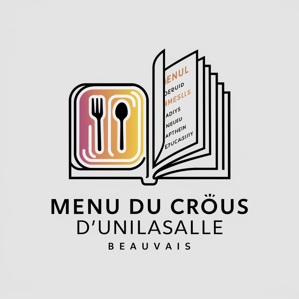 Menu du CROUS in GPT Store