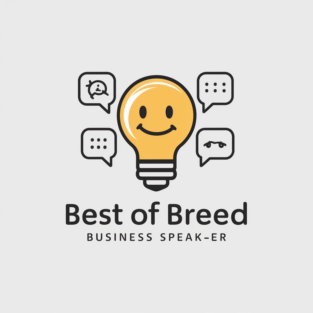Best of Breed Business Speak-er in GPT Store