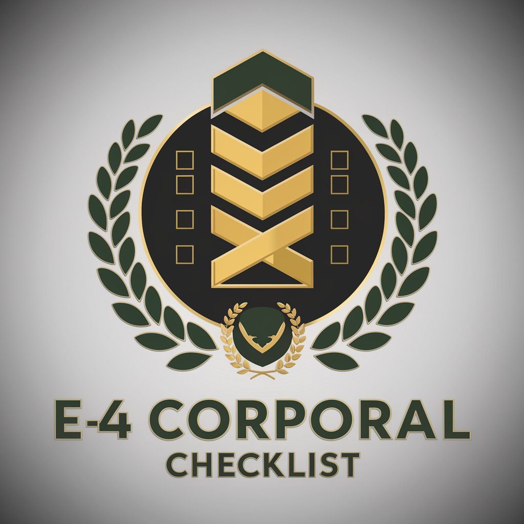 E-4 Corporal Checklist in GPT Store