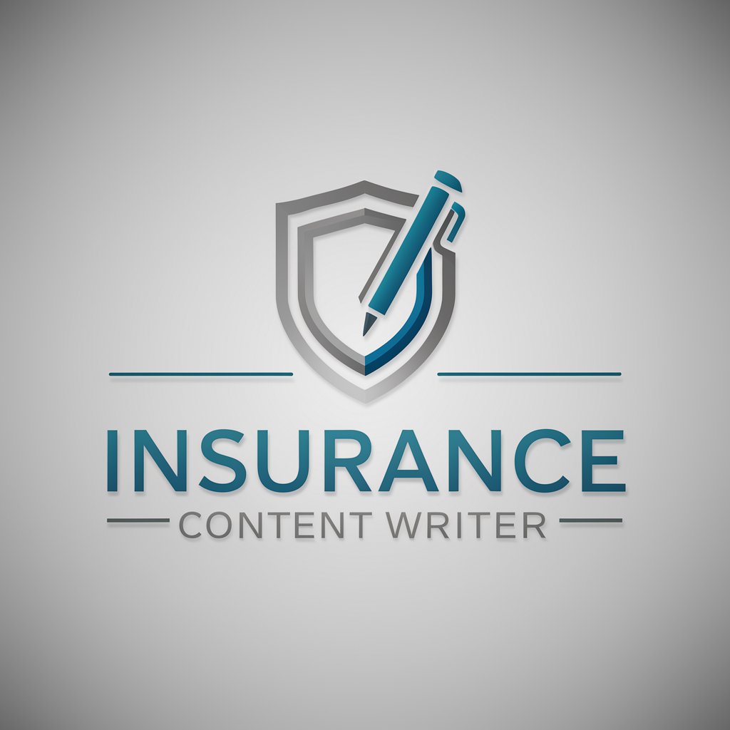 Insurance Content Writer in GPT Store