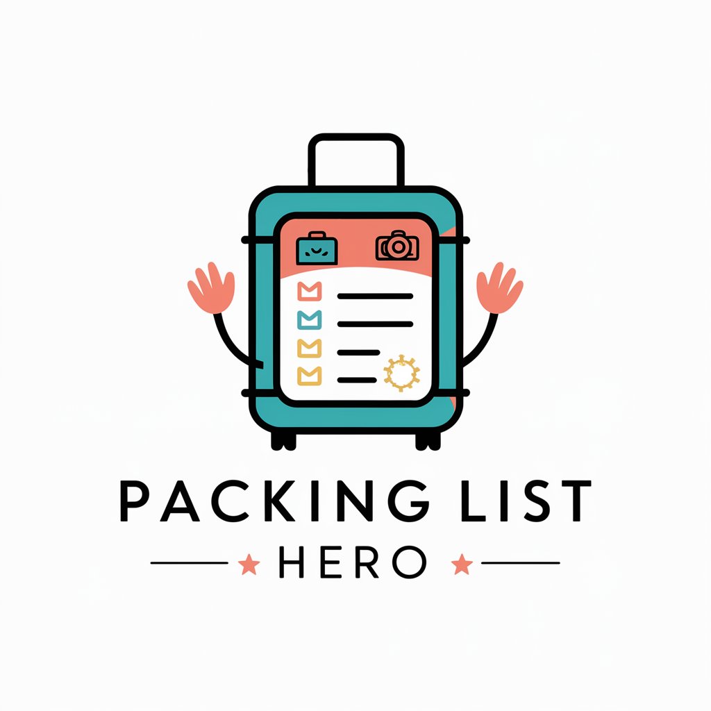 🧳 Packing List Hero (5.0⭐) in GPT Store