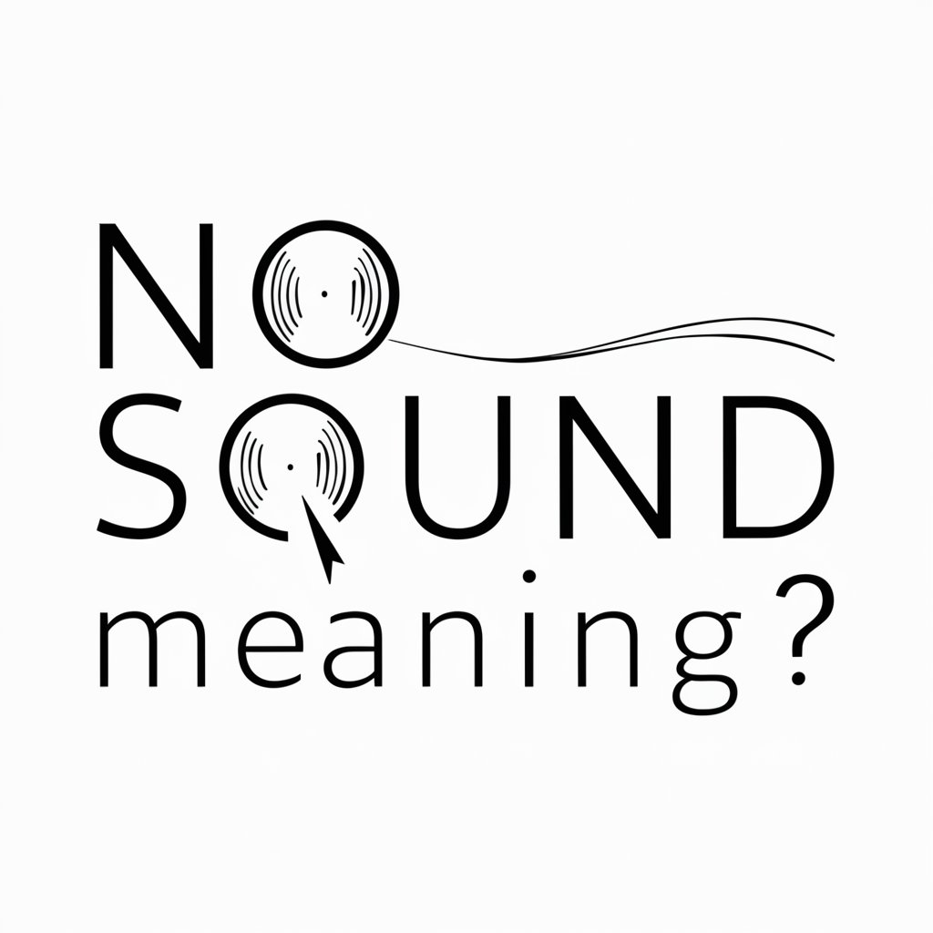 No Sound meaning?