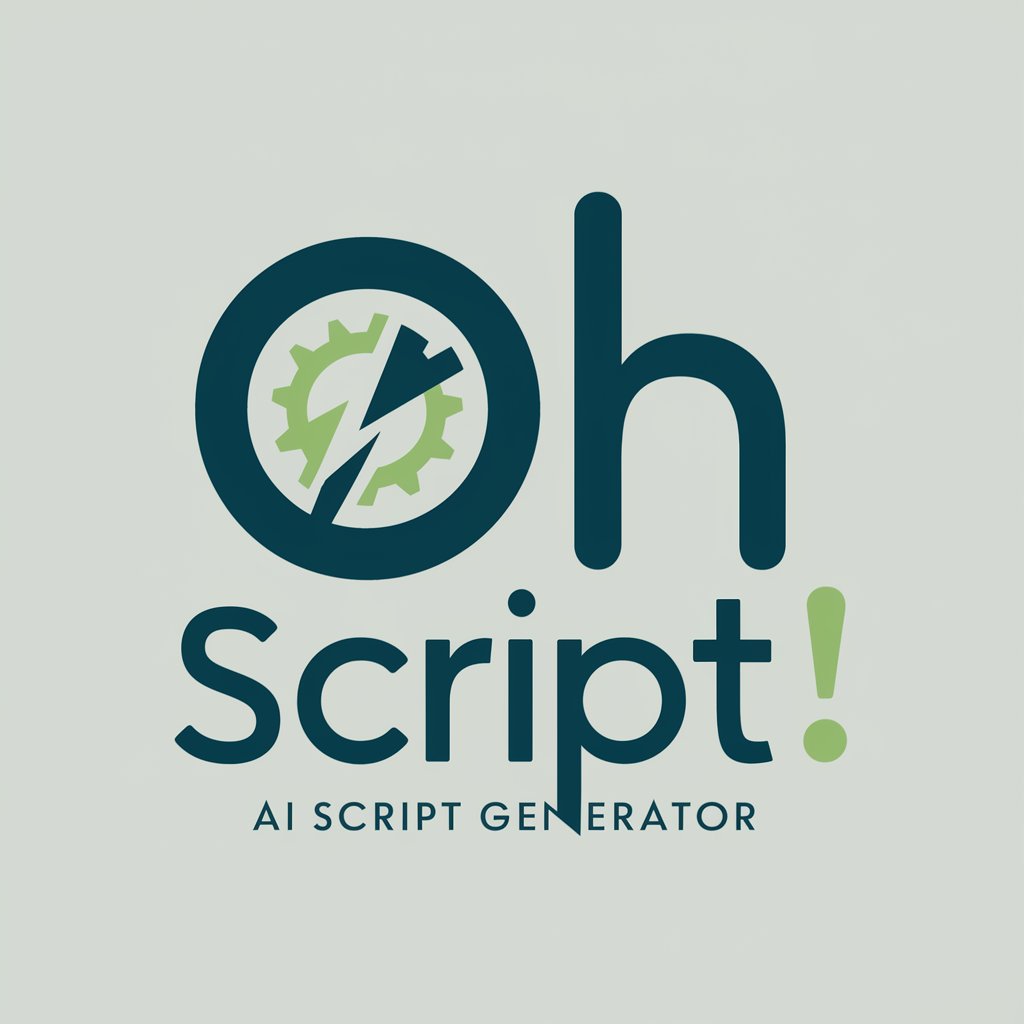 Oh Script! Ai Script Generator in GPT Store