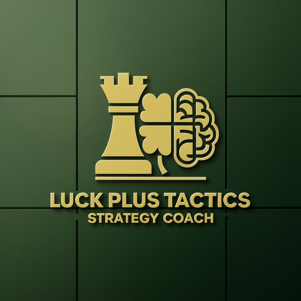 🍀 Luck Plus Tactics Strategy Coach 🧠 in GPT Store