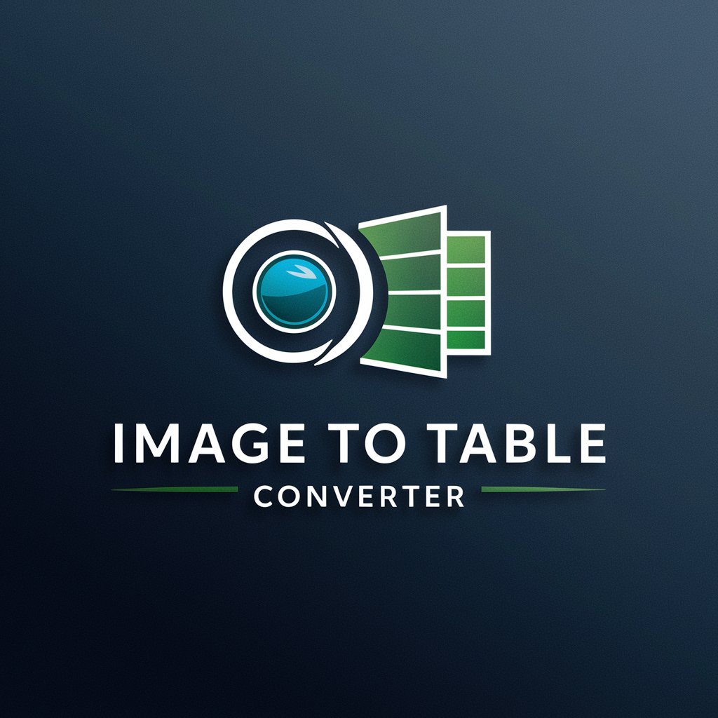 Image to Table Converter in GPT Store