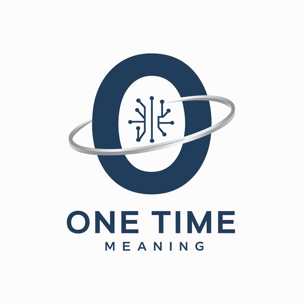 One Time meaning?