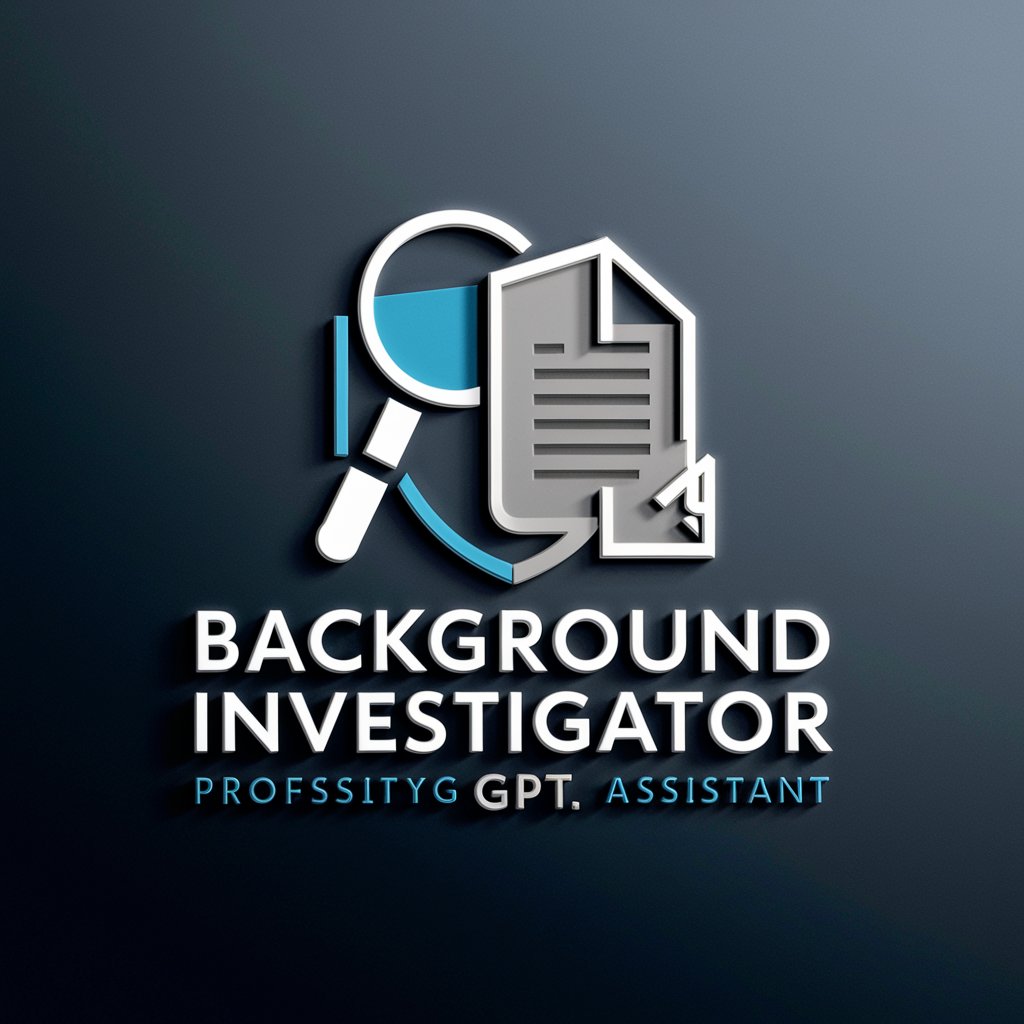 Background Investigator in GPT Store