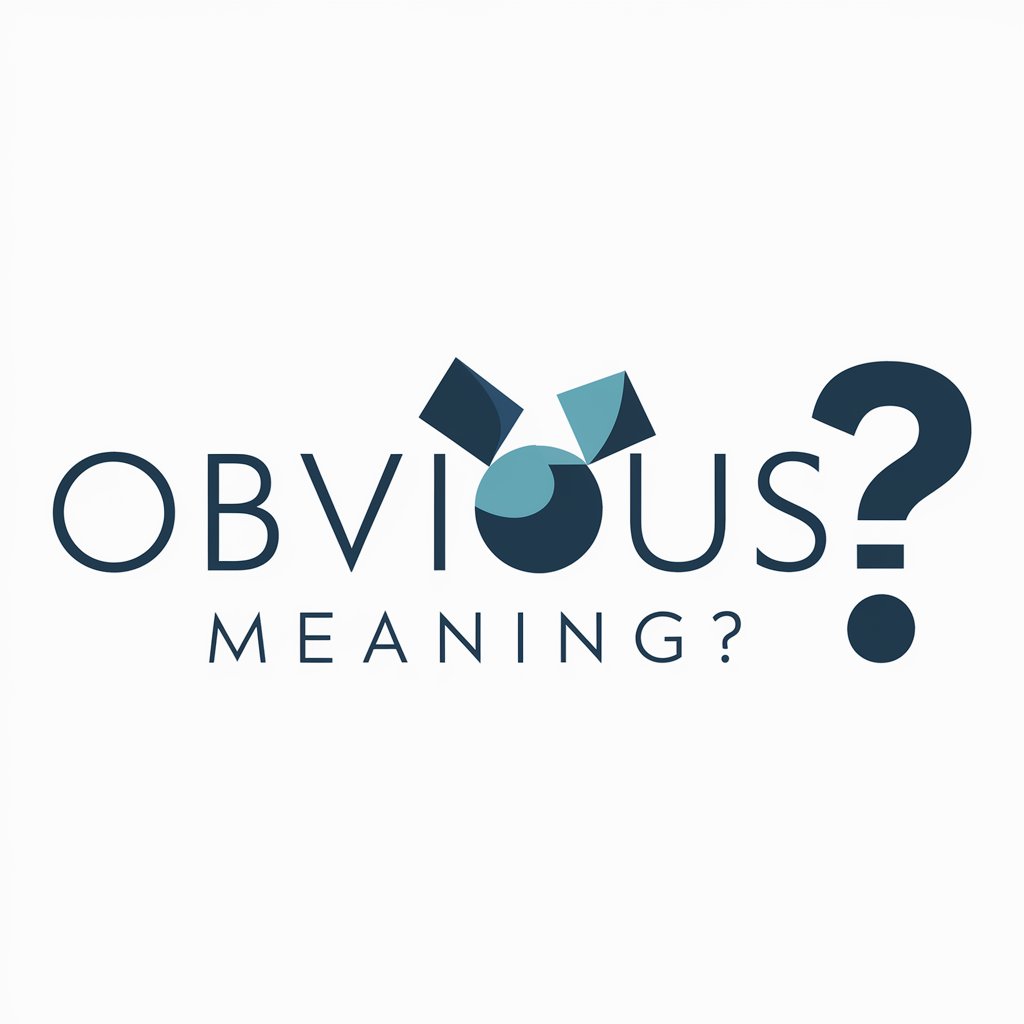 Obvious? meaning?