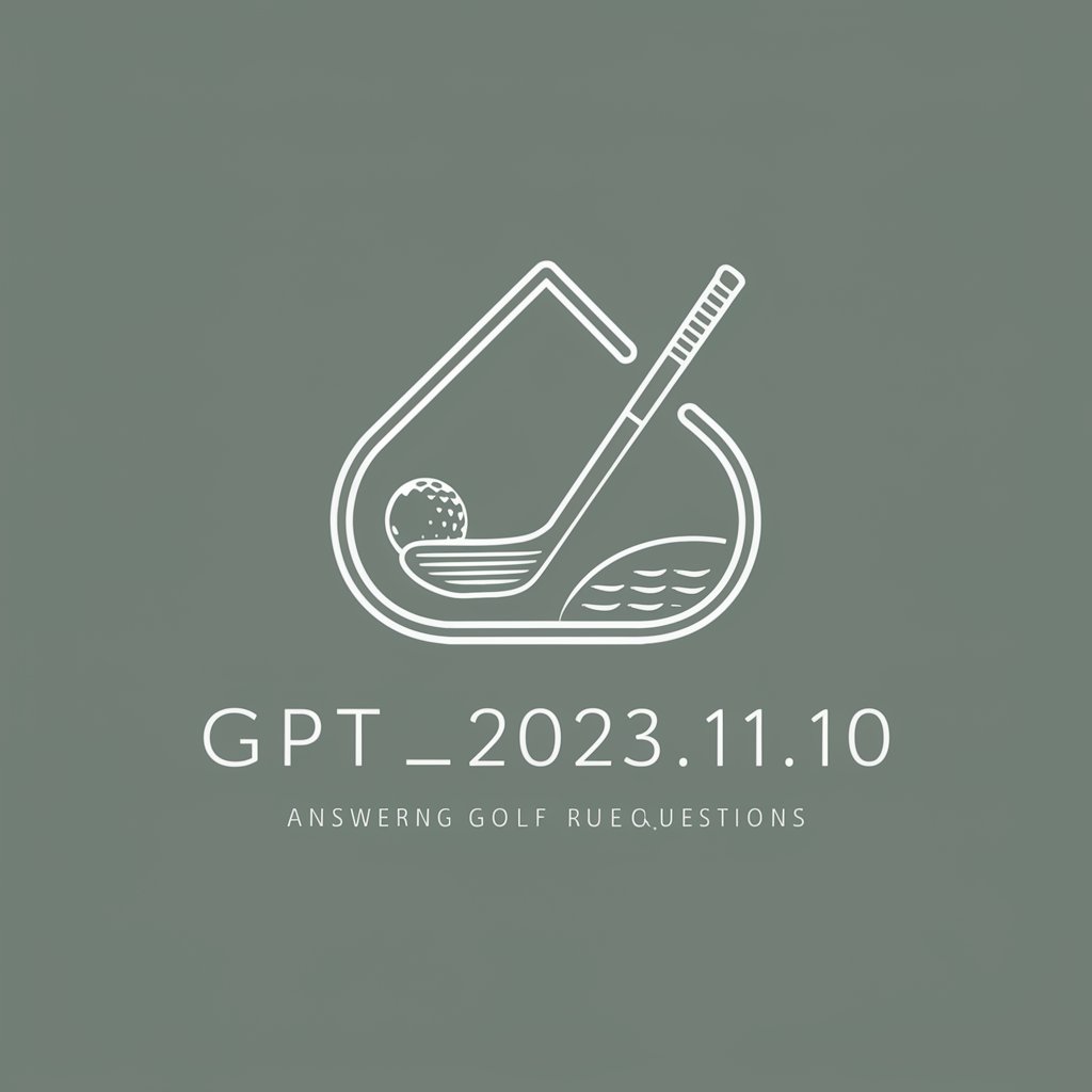 Golf Rule GPT_2023.11.10 in GPT Store