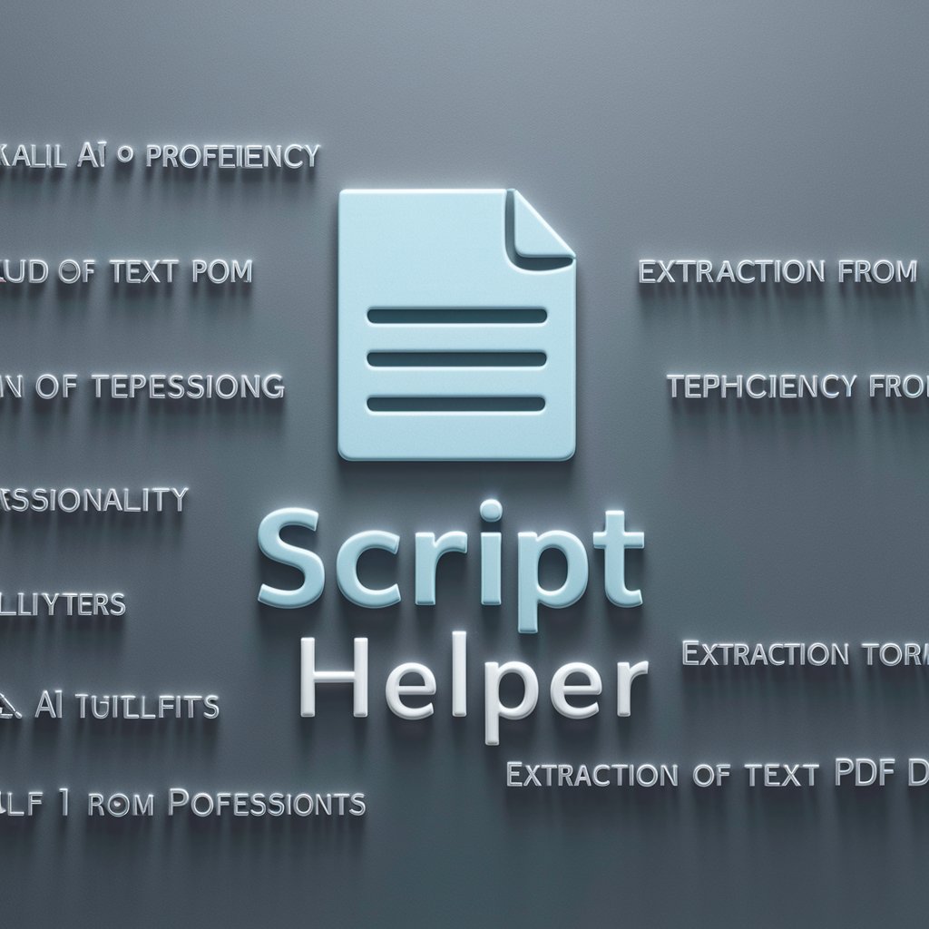 Script Helper in GPT Store