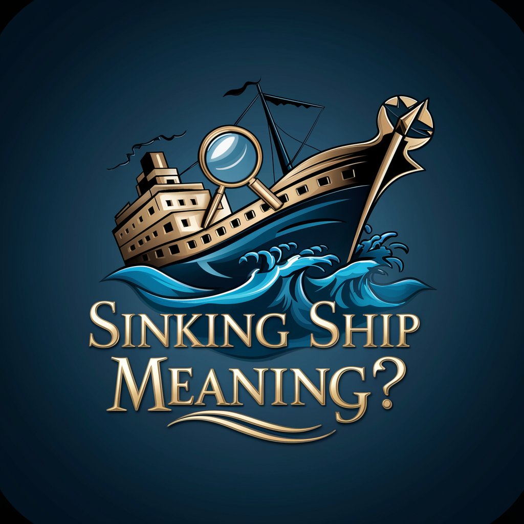 Sinking Ship meaning?
