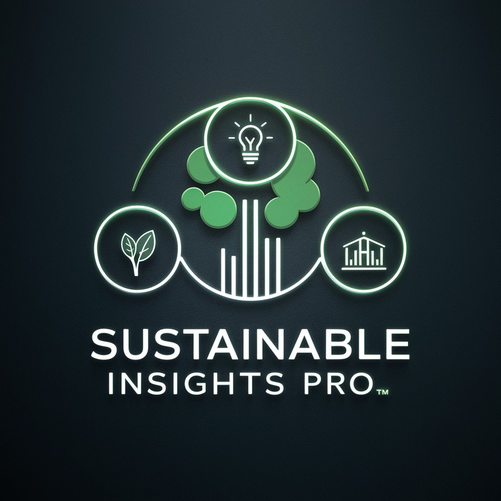 Sustainable Insights Pro in GPT Store