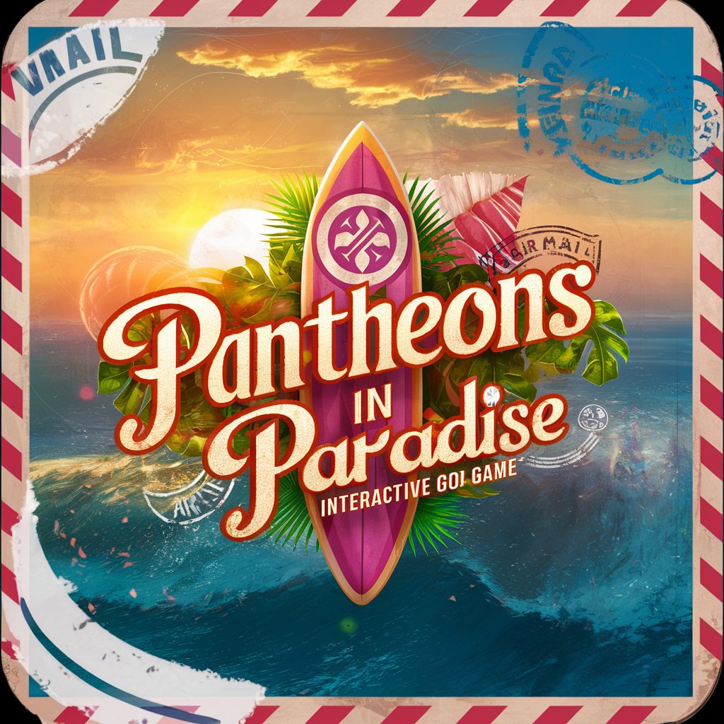 Pantheons in Paradise, a text adventure game