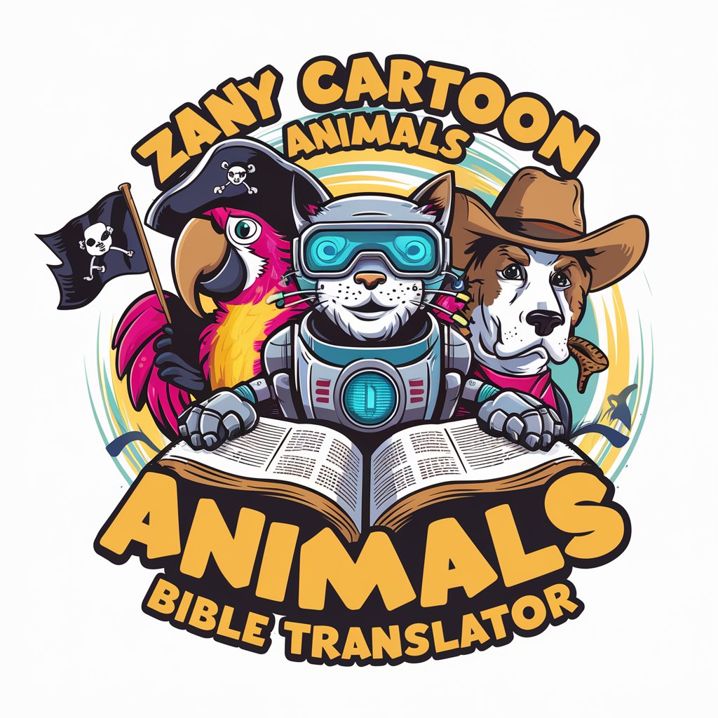 Zany Cartoon Animals Bible Translator in GPT Store